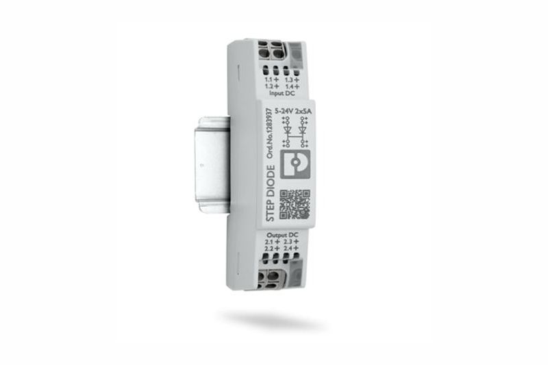 Лесно разединяване с модул за резервиране STEP-DIODE на Phoenix Contact