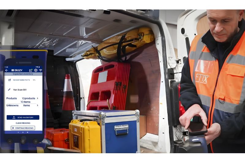 Автоматизирана инвентаризация с RFID решения на Brady